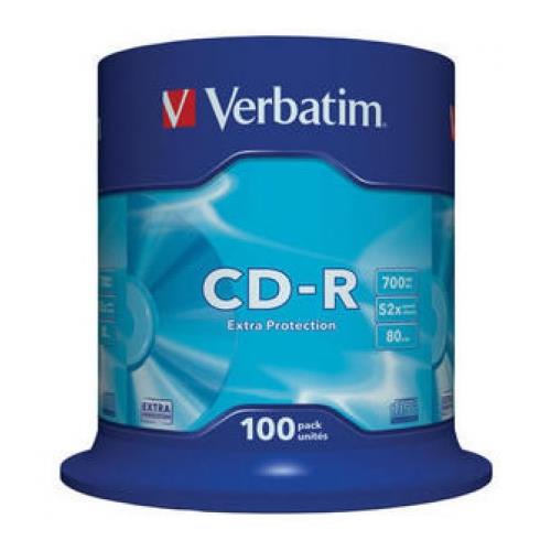 CD PACK 100 CD,S (SPINDLE) VERBATIM ( 43411 )