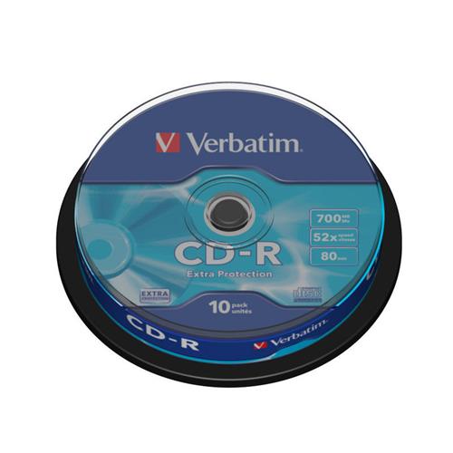 CD PACK 10 CD,S ( SPINDLE ) VERBATIM ( 43437 )