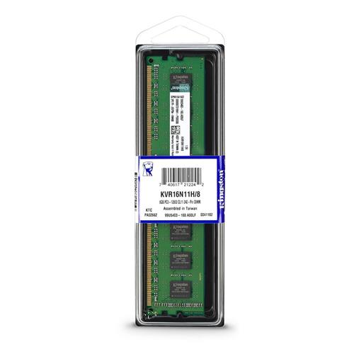 DIMM DDR3 8GB. 1600MHZ. KINGSTON ( KVR16N11H/8 )