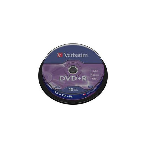 DVD PACK 10 +R ( SPINDLE ) VERBATIM ( 43498 )