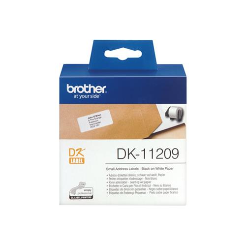 ETIQUETAS DK11209 BROTHER DIRECIONES 29X62 MM