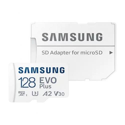 MEMORIA MICROSD 128GB SAMSUNG EVO PLUS 2021 C10 130MB CON ADAP SD