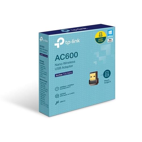 ADAPTADOR TP-LINK ARCHER T2U NANO AC600 USB