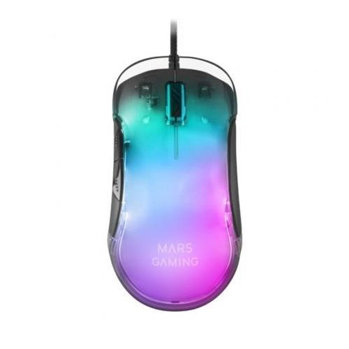 RATON MARS GAMING MMGLOW 12800DPI NEGRO