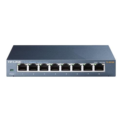 SWITCH TP-LINK 10/100/1000 8 PUERTOS GIGABIT TL-SG108 V3.0