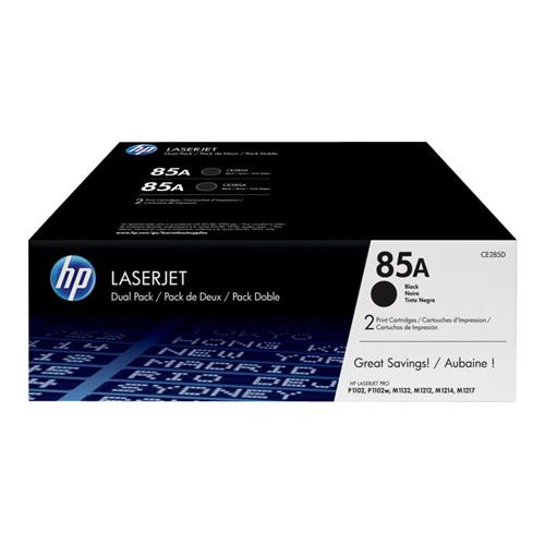 TONER CE285AD 85AD PACK DE 2 UNIDS. HP LASERJET P1102 / P1102W/ M11