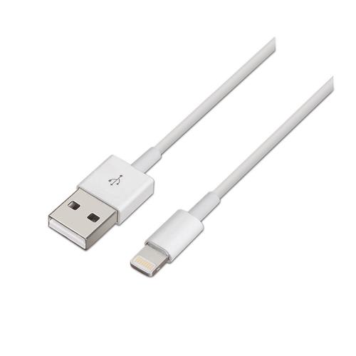 CABLE USB 2.0 A LIGHTNING MACHO 2M. BLANCO AISENS A102-0036