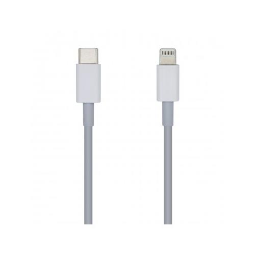 CABLE USB-C A LIGHTNING MACHO 1M. BLANCO AISENS  A102-0442