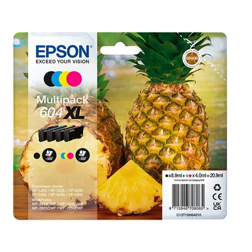 CARTUCHO T10G640 604 MULTIPACK NEGRO/CIAN/MAGENTA/AMARILLO EPSON XP2200