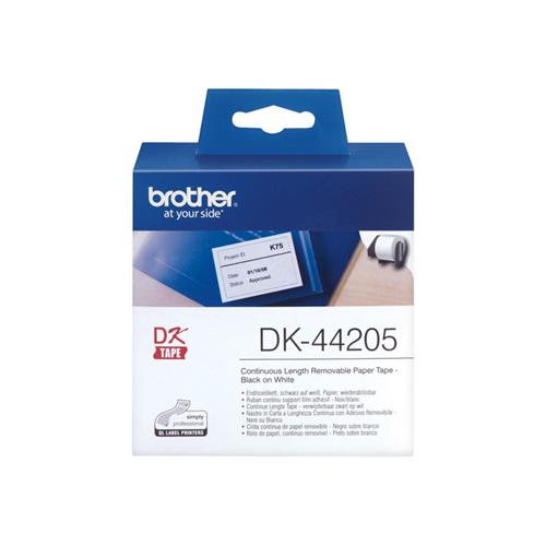 ETIQUETAS DK44205 BROTHER QL ( 6,2 cm x 30,5 m )( BLANCO )