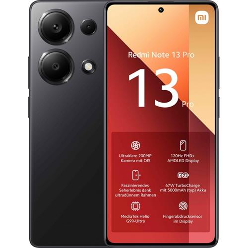 SMARTPHONE XIAOMI REDMI NOTE 13 PRO 4G 8GB 256GB NEGRO