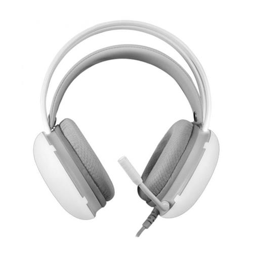 AURICULARES GAMING CON MICROFONO MARS GAMING MHGLOW JACK 3.5 BLANCO