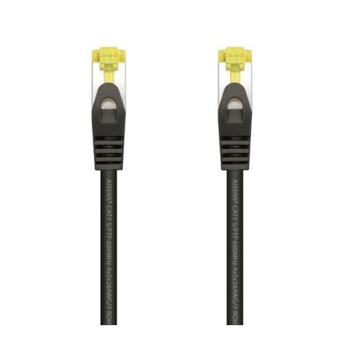 CABLE SFTP 0.5M. CAT.7 NEGRO AISENS A146-0485