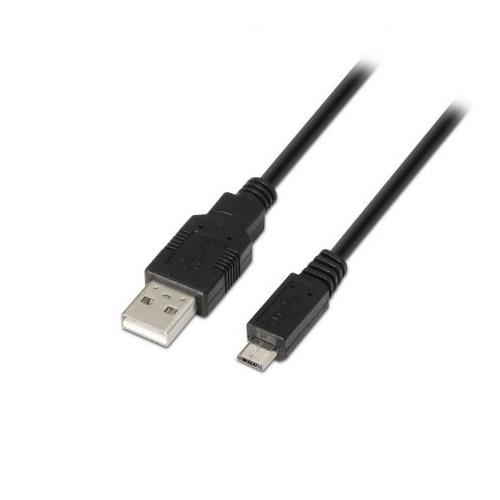 CABLE USB 2.0 - MICROUSB 3M. MACHO/MACHO AISENS A101-0029