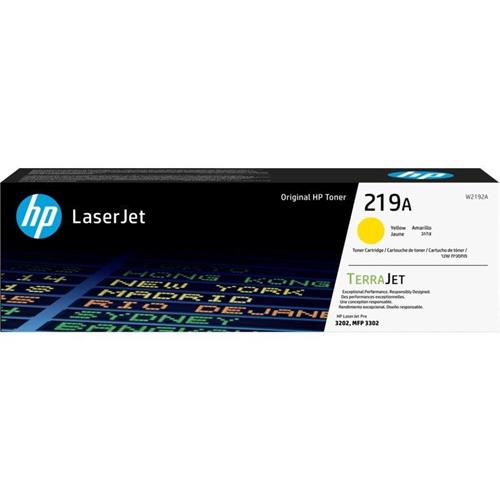 TONER W2192A 219A AMARILLO HP LASERJET PRO  3201 , 3204 , 3288, 3302