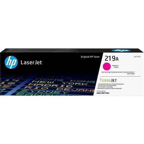 TONER W2193A 219A MAGENTA HP LASERJET PRO  3201 , 3204 , 3288, 3302