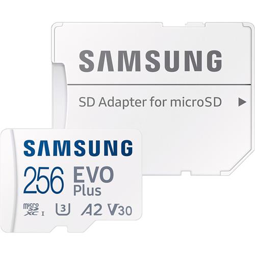 MEMORIA MICROSD 256GB SAMSUNG EVO PLUS 2023 C10 160MB CON ADAP SD