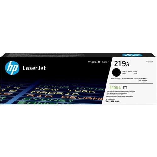 TONER W2190A 219A NEGRO HP LASERJET PRO  3201 , 3204 , 3288, 3302