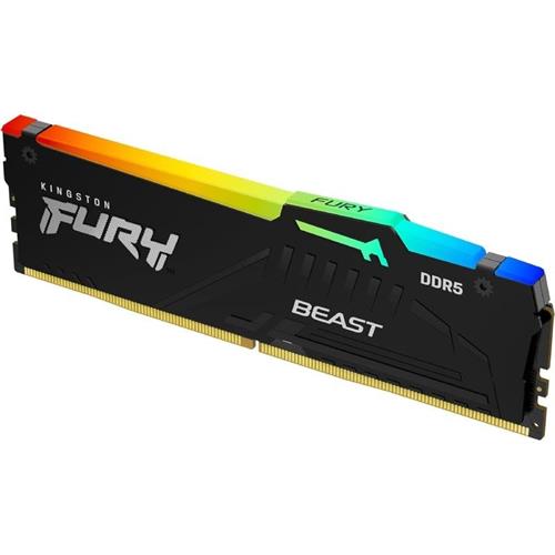 DIMM DDR5 16GB 6000GHZ. KINGSTON FURY BEAST  RGB KF560C30BBEA-16