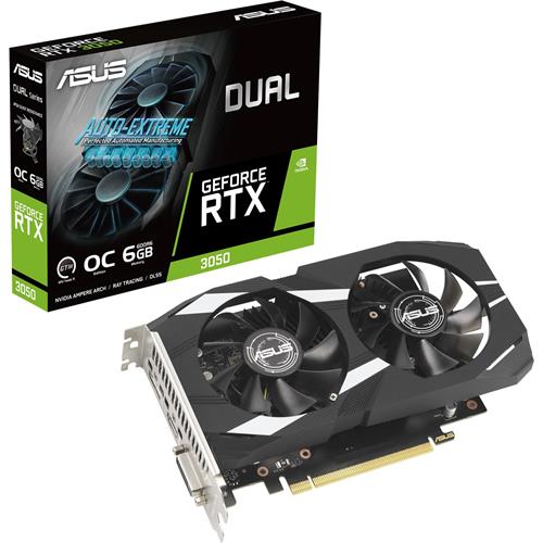 TARJETA GRAFICA ASUS GEFORCE RTX3050 DUAL OC 6GB GDDR6