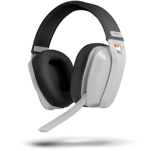 AURICULARES CON MICROFONO KROM KANJI BLUETOOH / USB BLANCO