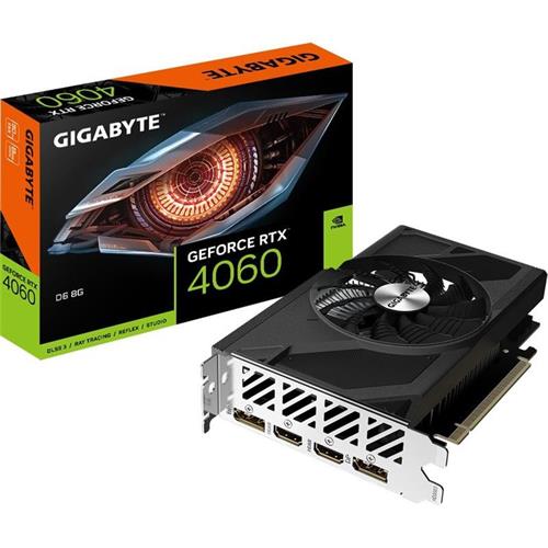 TARJETA GRAFICA GIGABYTE RTX4060 D6 8G 8GB GDDR6