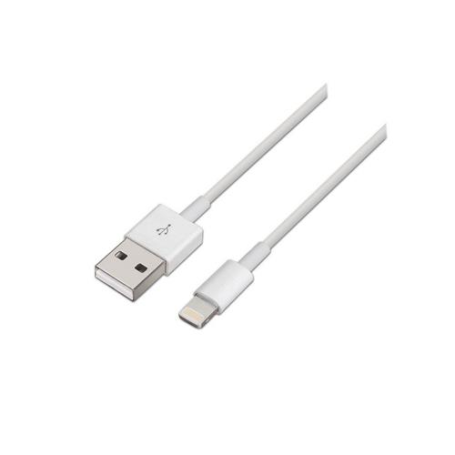 CABLE USB 2.0 A LIGHTNING MACHO 1M. BLANCO AISENS A102-0035