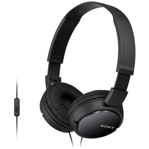 AURICULARES CON MICROFONO SONY ZX110AP  NEGRO MDRZX110APB