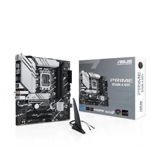 PLACA ASUS PRIME B760M-A WIFI DDR5 12TH 13TH GEN SOCKET 1700 MICROATX