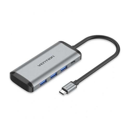 HUB USB-C  VENTION TGRHB  3 USB  / 1 LECTOR TARJETAS / 1 USB-C PD