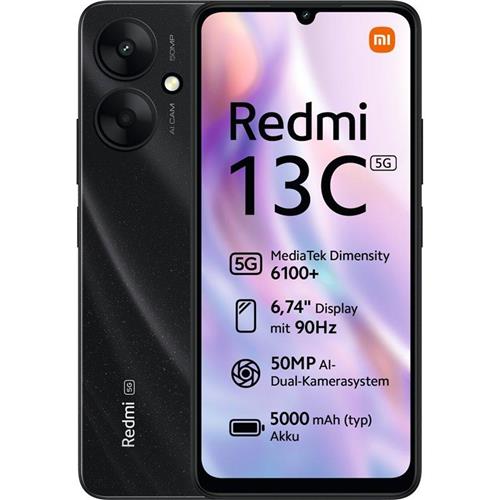 SMARTPHONE XIAOMI REDMI 13C 5G 4GB 128GB  NEGRO