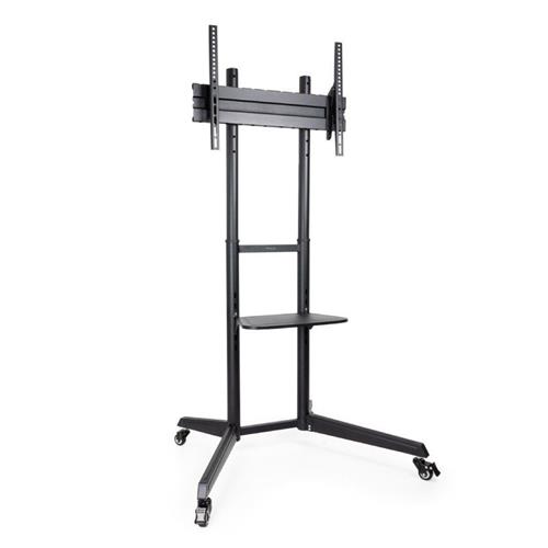 SOPORTE TV 37"-70" DE SUELO TOOQ TS1170M-B INCLINABLE CON RUEDAS HASTA 50KG