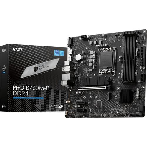 PLACA BASE MSI PRO B760M-P DDR4 MICROATX SOCKET 1700