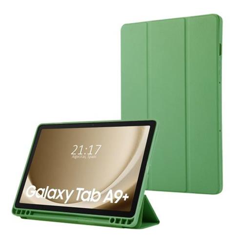 FUNDA TABLET 11" SMART COVER  SAMSUNG GALAXY A9+ X210 GENERICO VERDE CLARO