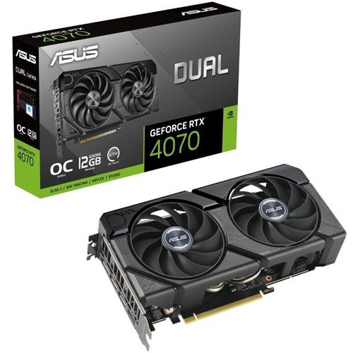 TARJETA GRAFICA ASUS RTX4070 DUAL EVO OC 12GB GDDR6