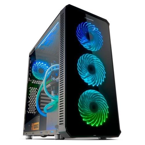 TORRE ATX GAMING NOX HUMMER TGX RAINBOW SIN FUENTE NEGRO