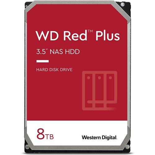 DISCO DURO 8TB INTERNO 3.5" SATA3 WESTERN DIGITAL RED PLUS NAS WD80EFPX