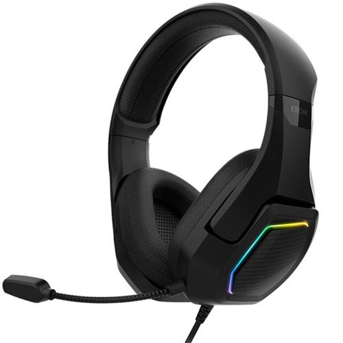 AURICULARES GAMING CON MICROFONO KROM KOPA 7.1  USB NEGRO