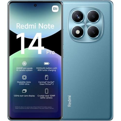 SMARTPHONE XIAOMI REDMI NOTE 14 PRO 4G LTE 8GB 256GB 6.67" AZUL