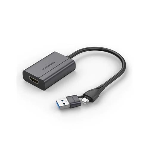 ADAPTADOR USB-C MACHO / USB MACHO A HDMI HEMBRA VENTION ACYHB