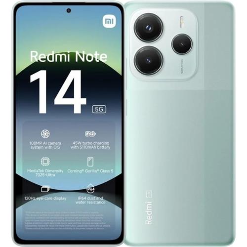 SMARTPHONE XIAOMI REDMI NOTE 14 PRO 5G 8GB 256GB 6.67" VERDE