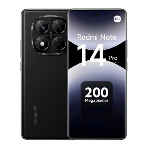 SMARTPHONE XIAOMI REDMI NOTE 14 PRO 5G 12GB 512GB 6.67" NEGRO