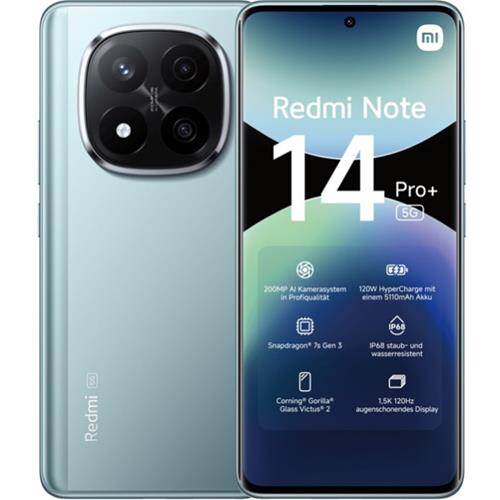 SMARTPHONE XIAOMI REDMI NOTE 14 PRO PLUS 5G 12GB 512GB AZUL