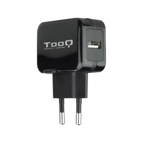 CARGADOR USB ENCHUFE PARED TOOQ TQWC-1S01 12W NEGRO