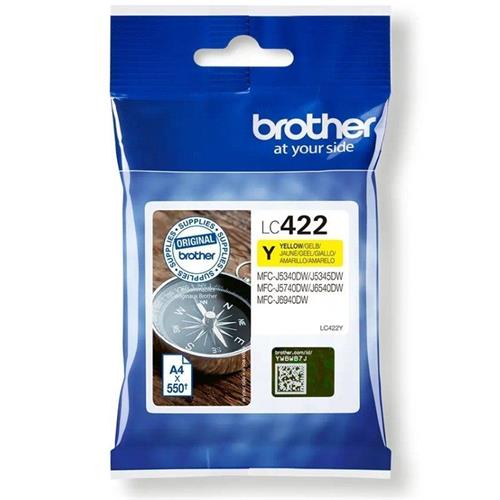 CARTUCHO LC422Y AMARILLO BROTHER MFC-J5340, MFC-J5740 ,MFC-J6540,MFC-J6940