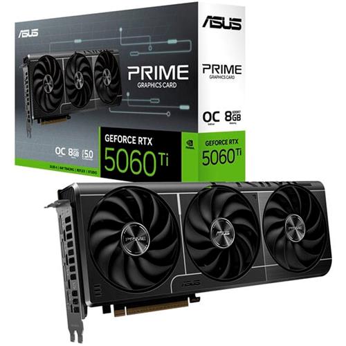 TARJETA GRAFICA ASUS PRIME RTX5060TI OC EDITION 8GB GDDR7