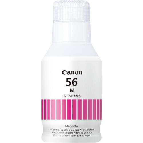 BOTELLA DE TINTA GI56M MAGENTA CANON MAXIFY GX3050 , GX4050 , GX5050