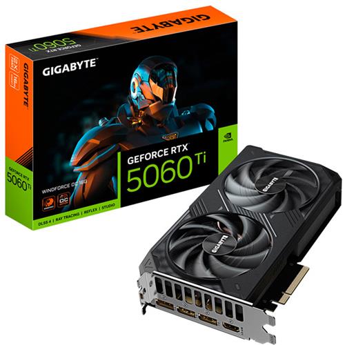 TARJETA GRAFICA GIGABYTE GEFORCE  RTX5060TI WINDFORCE OC 16GB GDDR7