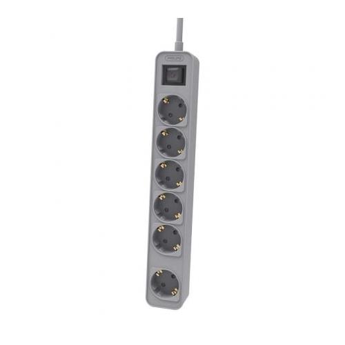 REGLETA CON INTERRUPTOR PHILIPS CHP2164G 6 TOMAS GRIS